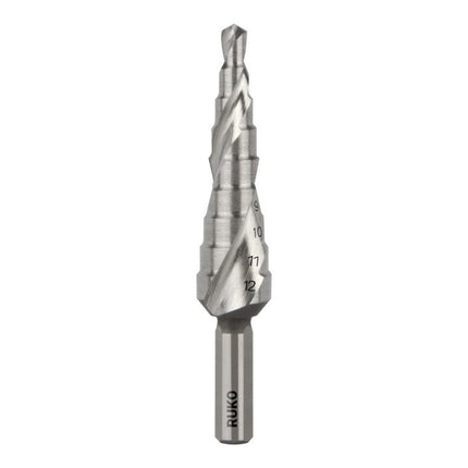 Punte a gradino RUKO gamma di foratura 4 - 12 mm ( 4000601721 )