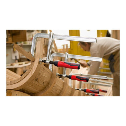 Abrazadera de tornillo BESSEY totalmente de acero GZ-2K Ancho de sujeción 160 mm Proyección 80 mm ( 4000831780 )