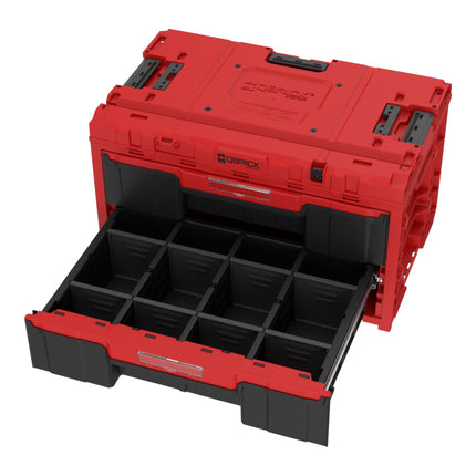 Qbrick System ONE Drawer 2 Toolbox 2.0 RED Ultra HD Custom toolbox 587 x 380 x 340 mm 29 L with two drawers