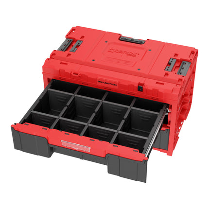 Toolbrothers RHINO XXL Drawer 2 ULTRA drawer case with two drawers + dividers 29 L IP66