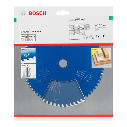 Bosch Expert for Wood circular saw blade 190 x 20 x 2.6 mm 56 teeth for wood ( 2608644046 )