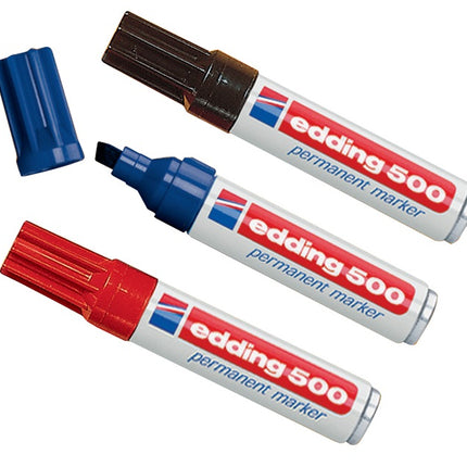 EDDING rotulador permanente 500 negro (9000487903)