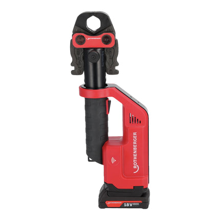 Macchina crimpatrice a batteria Rothenberger Romax Compact III Set base 1 18 V 19 kN ( 1000004267 ) + 1x batteria ricaricabile 2,0 Ah + caricatore