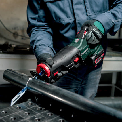Metabo SSEP 18 LT Scie sabre sans fil 18 V 32 mm + 1x batterie LiHD 8,0 Ah + chargeur + Metabox