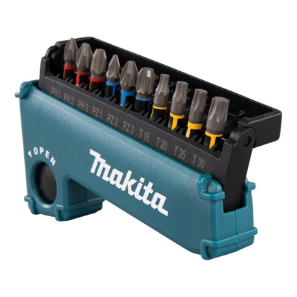 Set di punte a torsione Makita Impact Premier ( E-03567 ) 11 pezzi da 1/4" per avvitatore a impulsi DTD 171 / 172