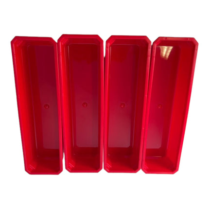 Toolbrothers RHINO Set di contenitori n. 4 Parete dell'officina con 4 contenitori per L Organizzatore altezza M+ / L e L Cassetto 3