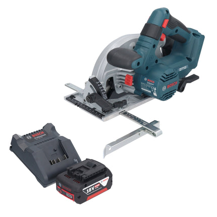 Bosch GKS 18V-57-2 Sierra circular profesional con acumulador 18 V 165 mm sin escobillas + 1x acumulador 5,0 Ah + cargador