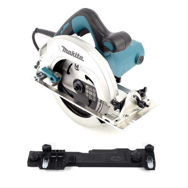 Makita HS 7601 1200W Handkreissäge  + 190 mm Sägeblatt + Führungsschienenadapter C - Toolbrothers
