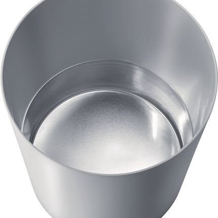 Waste bin ( 9000468438 ) 13 l H300xØ245 mm flame retardant silver