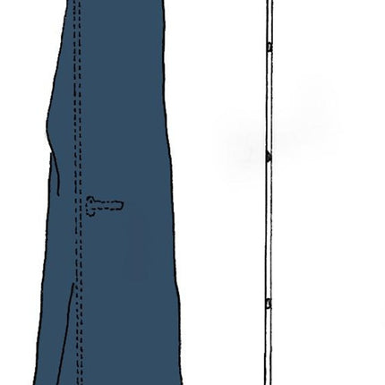 Kirchner Coperchio di protezione SIMPROFLEX ( 4000369720 ) protezione porta larghezza 125 cm trasparente