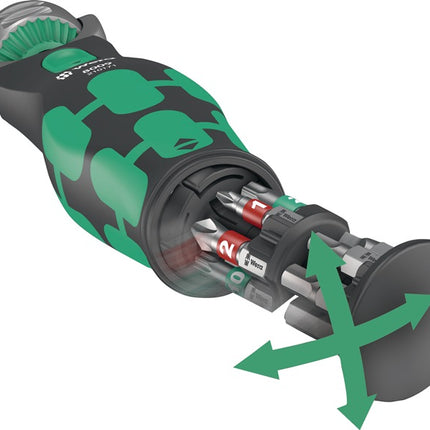 Wera socket spanner set 8009 Zyklop Pocket Set 3 ( 8002931221 ) 27-piece 3/8 ″ + 1/4 ″