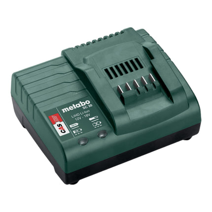 Metabo Set de base 12 V 2x bloc batterie Li-Power 2,0 Ah + chargeur SC 30 ( 685300000 )