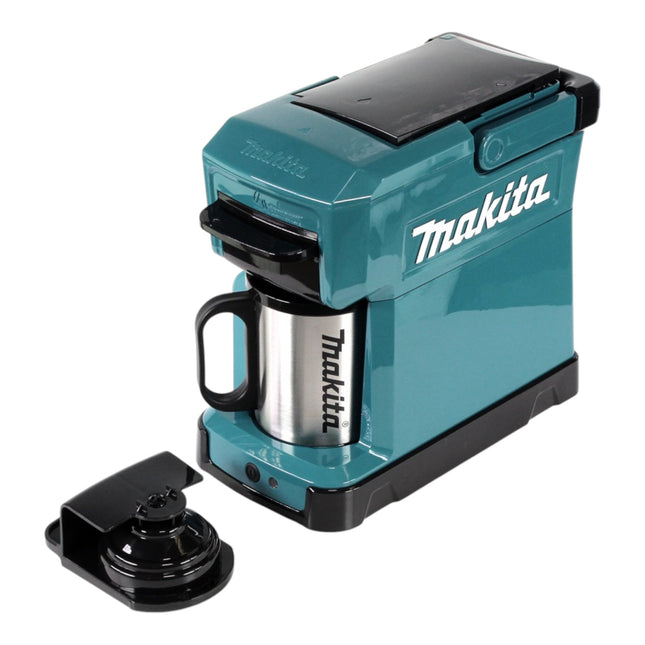 Makita DCM 501 SG2 cafetera sin cable 12 V max / 18 V + 2x batería recargable 6,0 Ah + cargador