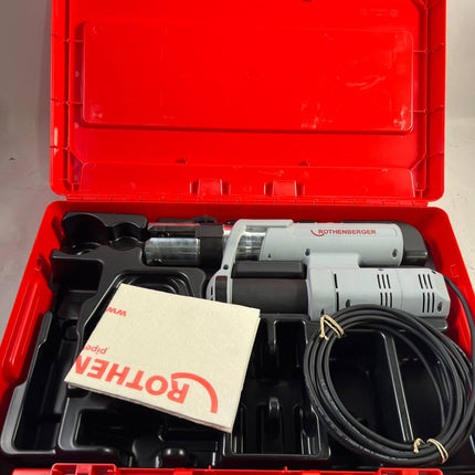 Rothenberger ROMAX AC ECO Basic 230 V Pressmaschine Typ C fuer Netzbetrieb im Transportkoffer 15705 Gebraucht 2 - toolbrothers