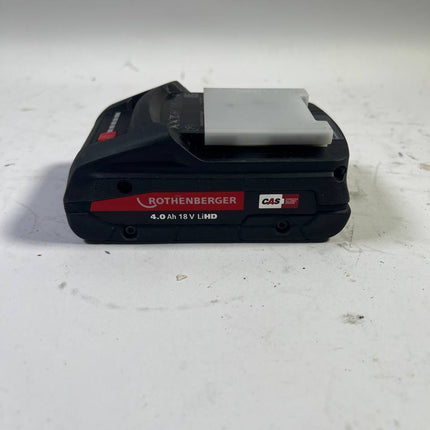 Rothenberger RO BP18 4 Li HD Akku 18V 4 0 Ah 1000002548 Gebraucht  2 - toolbrothers