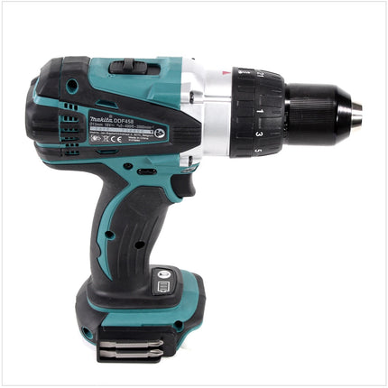 Taladro atornillador a batería Makita DDF 458 Z 18V 91Nm solo - sin batería, sin cargador