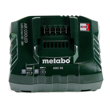 Metabo basic set 2x Li-Power batería 18 V 4.0 Ah CAS Li-Ion ( 2x 625591000 ) + cargador ASC 55 ( 627044000 )