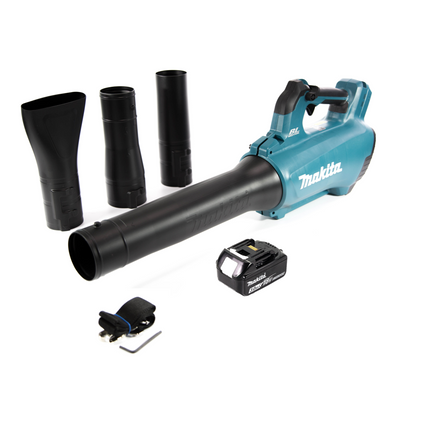 Soplador sin cable Makita DUB 184 F1 18 V sin escobillas + 1x batería recargable 3,0 Ah - sin cargador