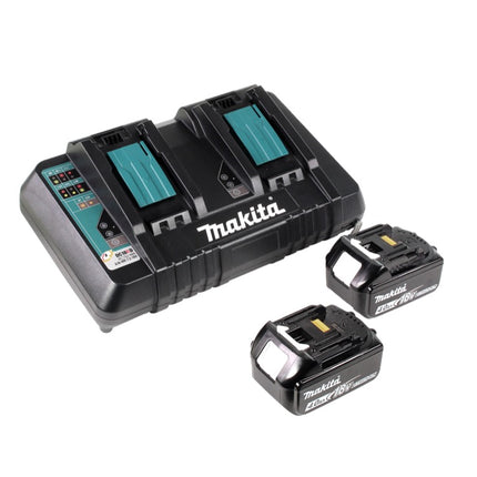 Makita DCE 090 PM2X1 Cordless Brushless Disc Cutter 36 V (2x 18 V) 230 mm + Batteries 4.0 Ah + Dual-Charger