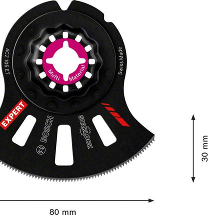Bosch EXPERT Multi Material ACZ 105 ET Lama a segmenti Starlock 105 mm - 1 pz. ( 2608664208 ) Carburo