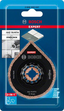Bosch EXPERT 3 Max AVZ 70 RT4 Piastra di rimozione malta Starlock 87 x 70 mm - 1 pz. ( 2608900041 )