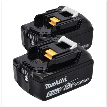 Lampe LED sans fil Makita DML 810 T 18 / 36 V ( 2 x 18 V ) 5500 lm IP54 + 2 batteries 5,0 Ah - sans chargeur