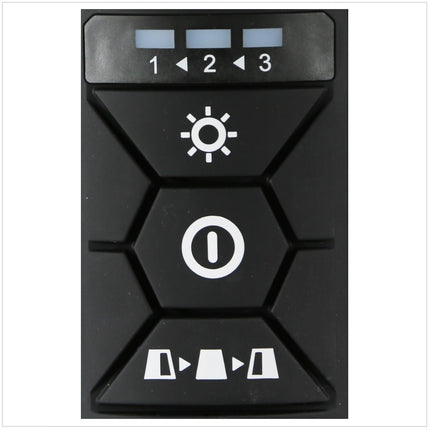 Luz LED de superficie con batería Makita DML 810 PT 18/36 V (2 x 18 V) 5500 lm IP54 + 2 baterías de 5,0 Ah + cargador doble