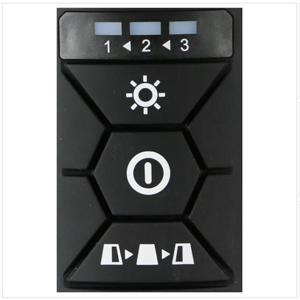 Luz LED portátil con batería Makita DML 810 G 18/36 V (2 x 18 V) 5500 lm IP54 + 2 baterías de 6,0 Ah - sin cargador