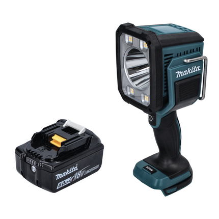 Makita DML 812 G1 Linterna LED inalámbrica 18 V 1250 lm + 1x batería recargable 6,0 Ah - sin cargador