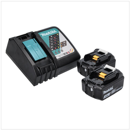 Trapano a percussione a batteria Makita DHP 484 RF 18 V 54 Nm brushless + 2x batteria ricaricabile 3,0 Ah + caricabatterie
