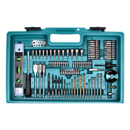 Taladro percutor inalámbrico Makita DHP 485 STX5 18 V 50 Nm sin escobillas + 1x batería 5,0 Ah + cargador + set de accesorios 101 piezas + estuche