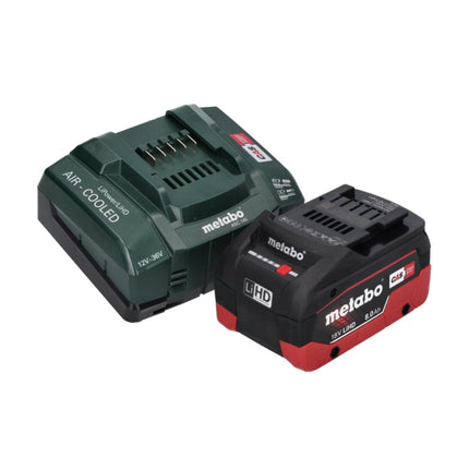 Metabo AS 18 L PC Aspirador compacto sin cable 18 V 6 l IPX4 clase de polvo L en seco y húmedo + 1x batería recargable 8,0 Ah + cargador