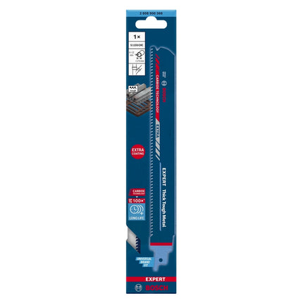 Bosch Expert S 1155 CHC Hoja de sierra de sable para metales duros y gruesos 225 mm ( 2608900368 ) Tecnología de metal duro