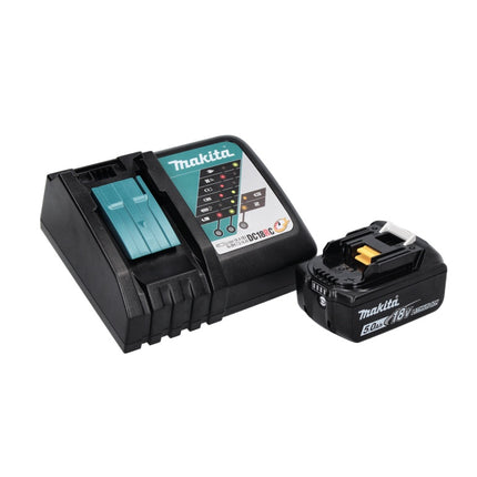 Makita DMP 181 RT1J cordless compressor 18 V 11.1 bar + 1x rechargeable battery 5.0 Ah + charger + Makpac