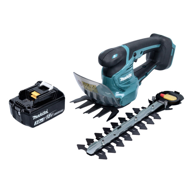 Makita DUM 111 F1X Cordless grass shears shrub shears 18 V + 1x rechargeable battery 3.0 Ah - without charger