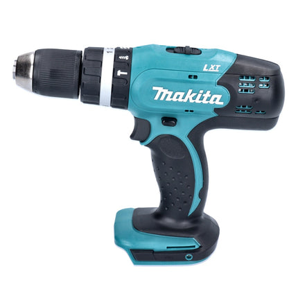 Taladro de percusión a batería Makita DHP 453 SA2X5 18 V 42 Nm + 2x batería recargable 2,0 Ah + cargador + juego de accesorios de 101 piezas + maletín