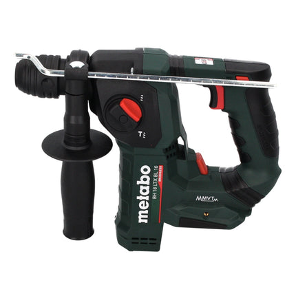 Metabo BH 18 LTX BL 16 cordless hammer drill 18 V 1.3 J SDS plus Brushless + 5-piece drill and chisel set + metaBOX - without battery, without charger