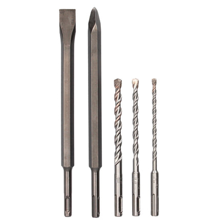 Metabo BH 18 LTX BL 16 cordless hammer drill 18 V 1.3 J SDS plus Brushless + 5-piece drill and chisel set + metaBOX - without battery, without charger