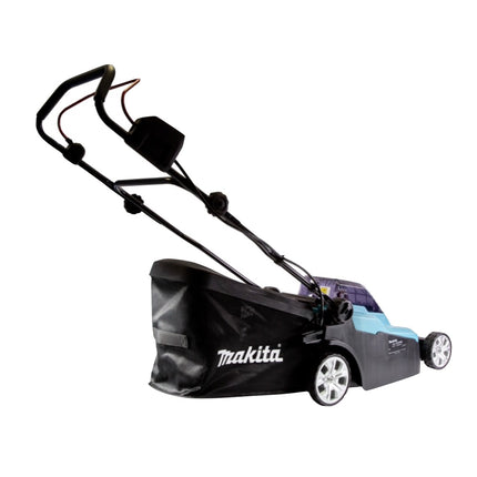 Makita DLM 382 CM2 Tondeuse à gazon sans fil 36 V ( 2x 18 V ) 38 cm 40 l + 2x batterie 4,0 Ah + double chargeur
