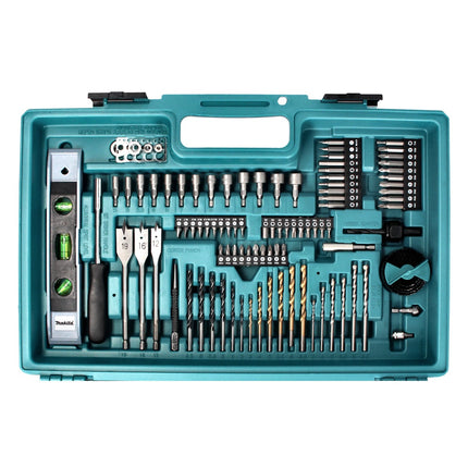Makita DTD 152 SFX5 165Nm 18V Cordless Impact Driver + 1x 3.0Ah Batteria + Caricabatterie + Custodia + Set di 101 accessori
