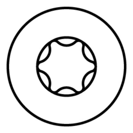 HECO MULTI MONTI plus F Vis 7,5 x 80 mm - Vis à béton- Tête fraisée - T-Drive - Zingué bleu - A2K - 200 pièces (4x 48515)