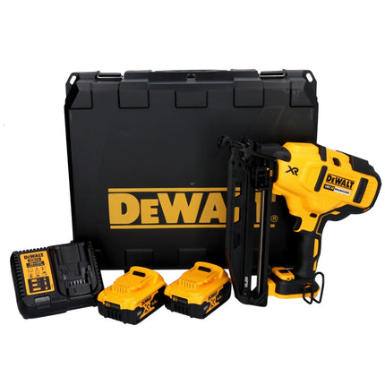 DeWalt DCN 660 P2 Akku Nagler 18V 32-63 mm Brushless + 2x Akku 5,0 Ah + Ladegerät + Koffer - Toolbrothers