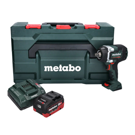Atornillador de impacto a batería Metabo SSW 18 LTX 800 BL 18 V 800 Nm 1/2" sin escobillas + 1 batería de 5,5 Ah + cargador + metaBOX