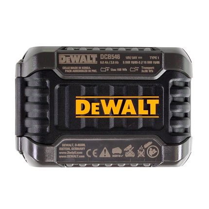DeWalt DCB 118 T2 XR FLEXVOLT Starter Set + 2x rechargeable battery 6.0 Ah
