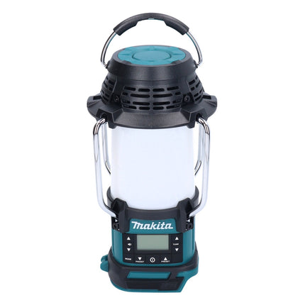 Makita DMR 055 RG1 cordless radio 18 V FM with lantern 360° torch + 1x rechargeable battery 6.0 Ah + charger