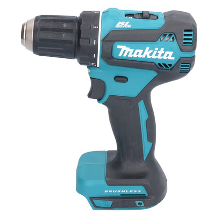 Makita DDF 485 RFX1 Perceuse-visseuse sans fil 18 V 50 Nm sans balais + 2x Batteries 3,0 Ah + Chargeur + kit d'accessoires - 74 pièces + Mallette