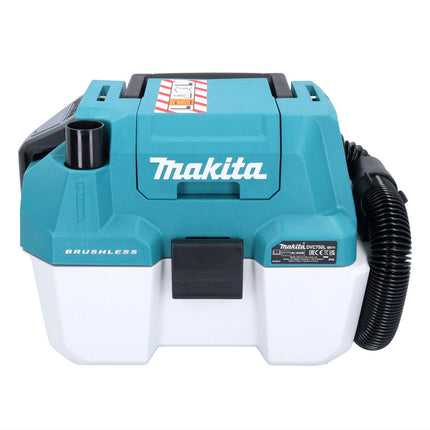 Aspiratore a batteria Makita DVC 750 LRM LXT 18 V 67 mbar 7,5 l brushless + 2x batteria ricaricabile 4,0 Ah + caricabatterie
