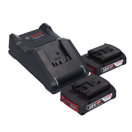 Bosch GSS 18V-13 cordless orbital sander 18 V + 2x rechargeable battery 2.0 Ah + charger + L-BOXX