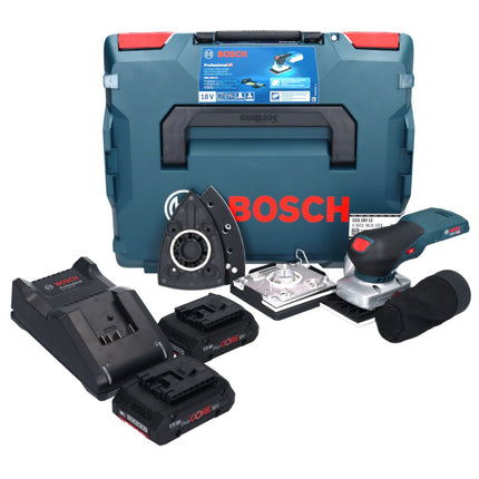 Bosch GSS 18V-13 cordless orbital sander 18 V + 2x ProCORE battery 4.0 Ah + charger + L-BOXX