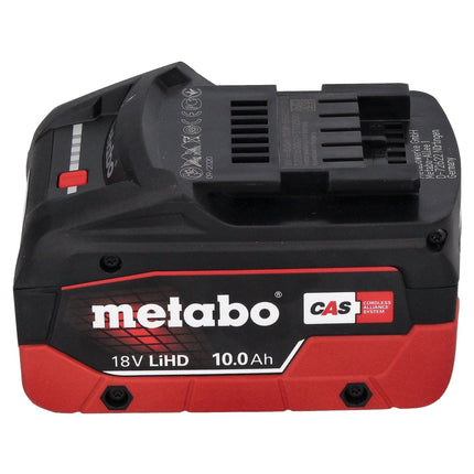 Metabo WB 18 LTX BL 15-125 Quick amoladora angular sin cable 18 V 125 mm sin escobillas + 1x batería recargable 10,0 Ah + metaBOX - sin cargador